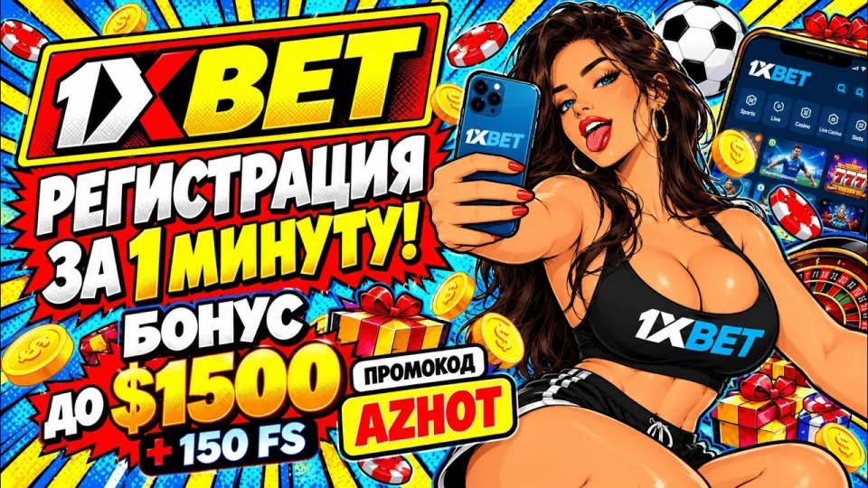 По промокоду 1хбет бонус активируется за пару минут, если ввести код AZHOT при регистрации и сразу пополнить счёт